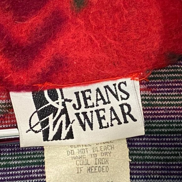 Vintage Jeans Wear Southwestern Axtec Blazer Jacket Womens Size M Made in USA - Picture 5 of 7